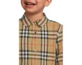 Burberry Kids рубашка Owen с длинным рукавом в клетку