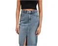 Джинсовое макси-платье Free People Nothing Better Denim Maxi с прямой длиной
