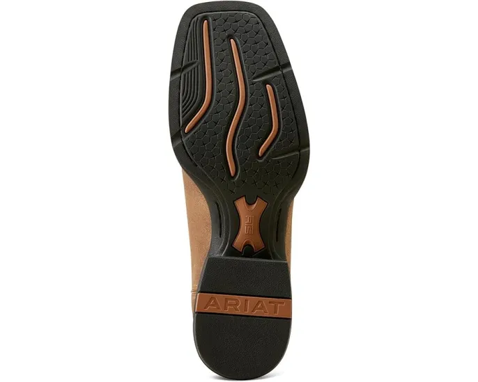 Ковбойские сапоги Ariat Sport Wide Square Toe ячменного коричневого цвета