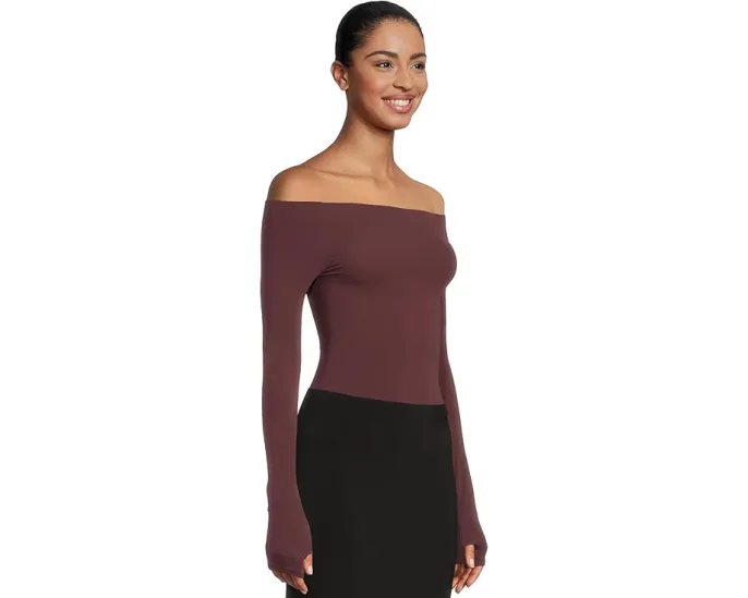 Боди Ballet Off-Shoulder от Commando с отверстиями для большого пальца