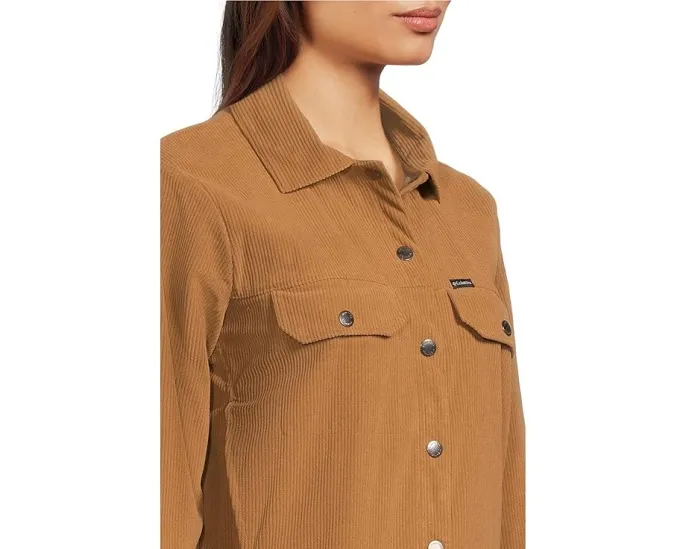 Columbia Blue Point Creek короткая рубашка-куртка из вельвета с карманами на кнопках