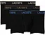 Набор из 3 трусов Lacoste 3-Pack Crocodile Logo Trunks с логотипом крокодила