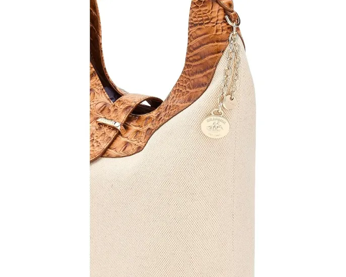 Сумка на плечо Gwynne от Brahmin из легкой кожи с магнитным замком