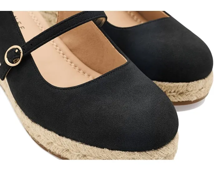 Туфли-платформы Asmyna от Journee Collection с клиновидным каблуком 3 дюйма