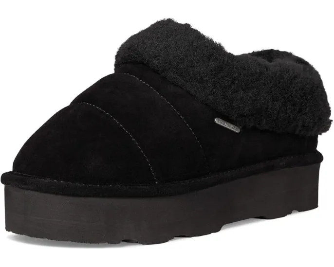 Уютные тапочки Bearpaw Ari из замши с подкладкой из овчины