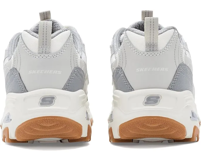 Кроссовки Skechers D'Lites Popular Vote серые на шнуровке