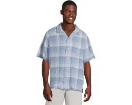 Pendleton Рубашка из льна с коротким рукавом в стиле кемп