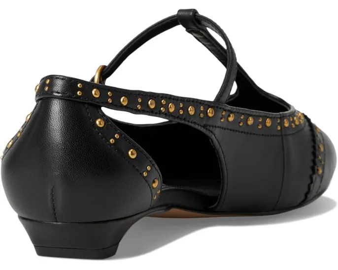 Vince Camuto Мюли Valkie на низком каблуке с Т-образным ремешком и декоративными шипами