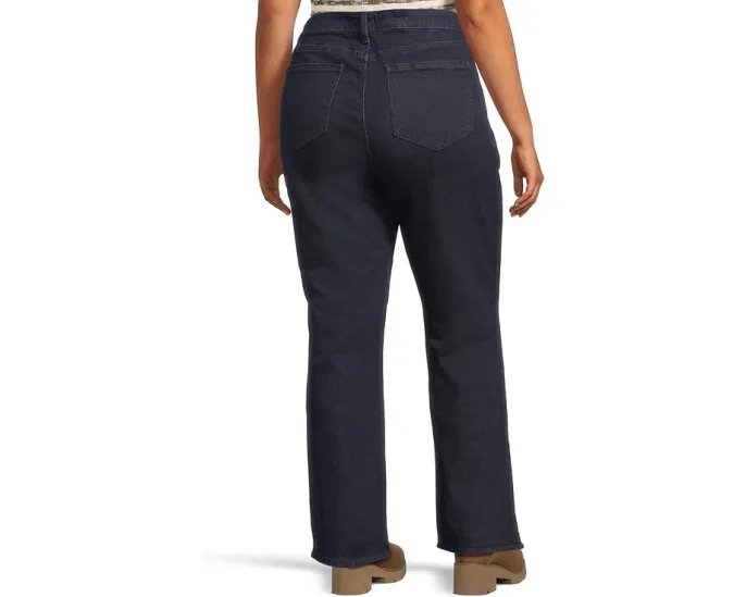Джинсы NYDJ Plus Size Barbara Bootcut с клешем и удлиненным силуэтом в цвете Rinse