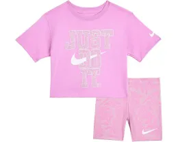 Велосипедные шорты Lace It Up с топом от Nike для малышей
