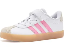 Кеды Adidas VL Court 3.0 на шнурках с липучкой для детей