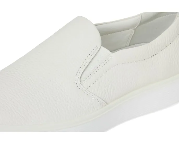 Кроссовки ECCO Soft 60 Slip-On с мягкой зернистой кожей