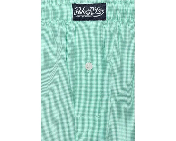 Трусы боксеры Polo Ralph Lauren Woven Boxer из хлопка с принтом