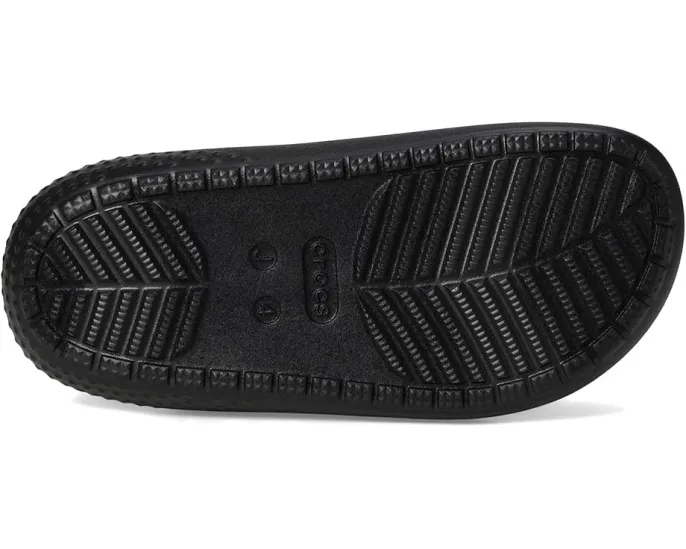 Crocs Classic Puff Moc детские утепленные клоги с искусственным мехом