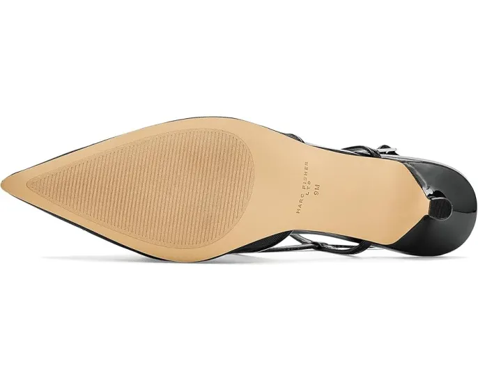 Marc Fisher LTD лодочки Ceddy с котячьим каблуком и ремешком-слингбек