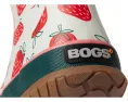 Детские резиновые сапоги Bogs Rainboot Strawberries с рисунком клубники и биоразлагаемой стелькой
