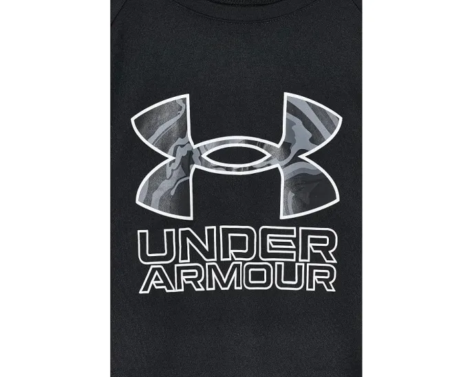 Футболка Under Armour Tech Hybrid Print с длинным рукавом для детей