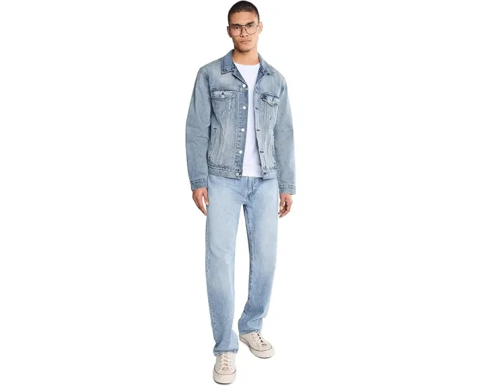Джинсы Levi's 555 Relaxed Straight прямого кроя с антифитом из неэластичного денима