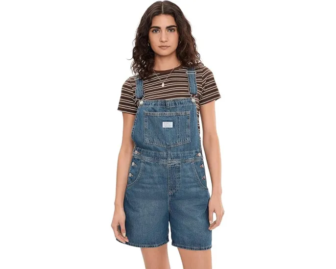 Комбинезон Levi's Womens Vintage Shortall с регулируемыми лямками