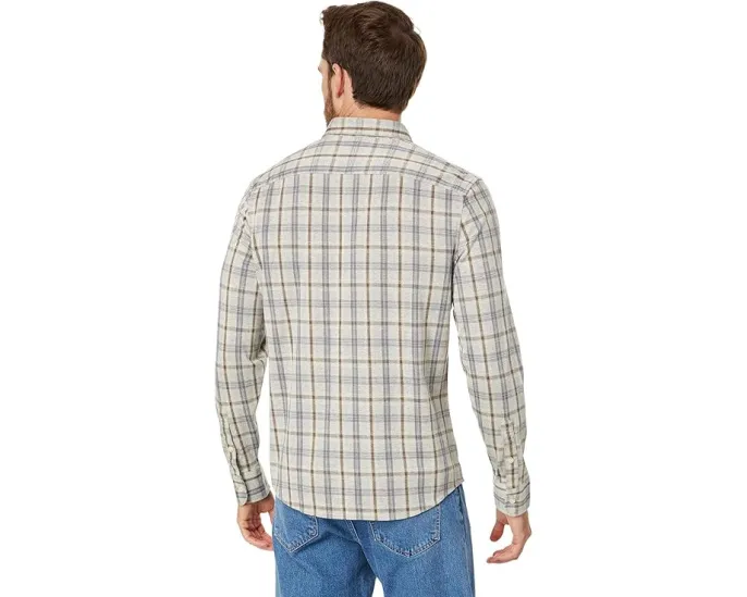 Рубашка Faherty Coastline Knit в клетку из мягкого хлопка