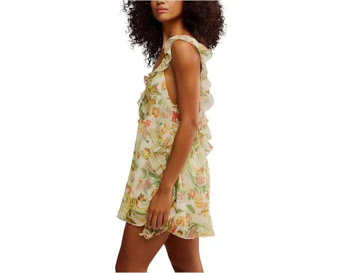 Миди-платье Bali Flora с цветочным принтом и съёмными бретелями