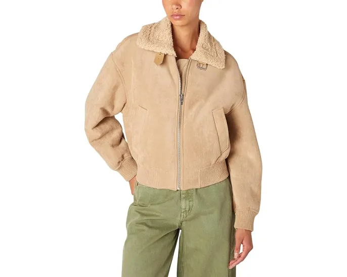 Куртка-бомбер Blank NYC из искусственной замши