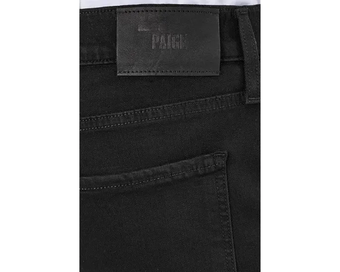 Джинсы Paige Normandie с прямыми штанинами и внутренним швом 30 дюймов (76.2 см) в черном цвете