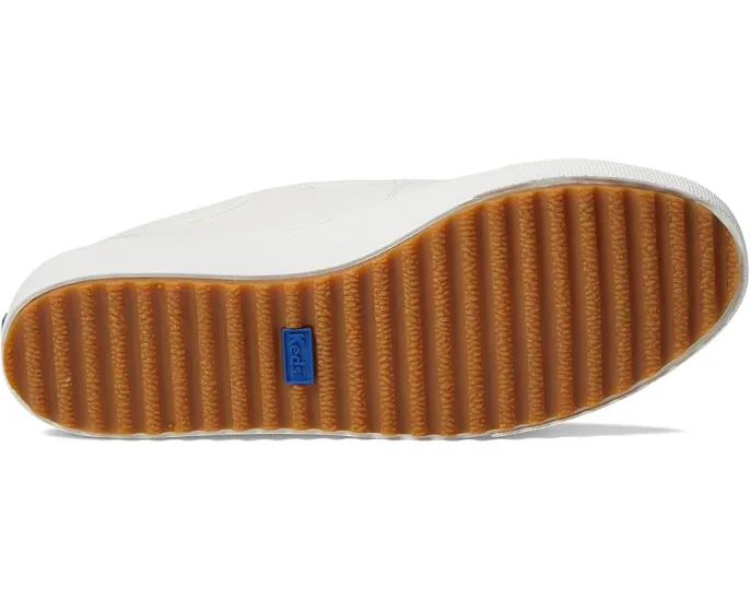 Обувь Keds Remi Leather Slip On из кожи с декоративной шнуровкой