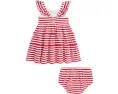 Платье и шорты-блумеры для младенцев из джерси в полоску Polo Ralph Lauren Kids