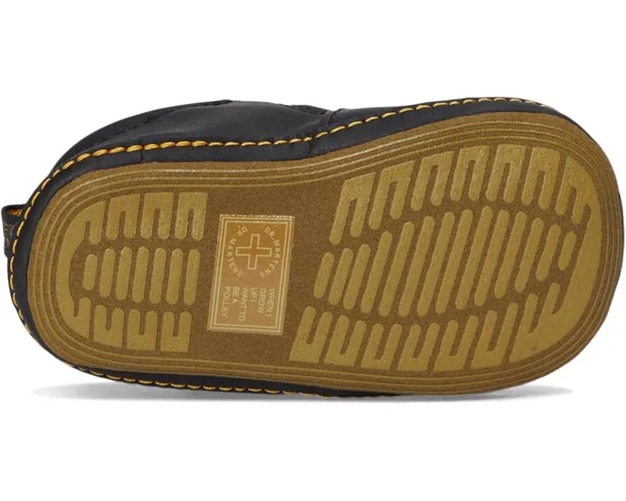 Детские туфли Mary Jane Dr. Martens Polley Crib с липучкой для первых шагов