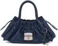 Маленькая сумка-сатчел The Suede Dakota из замши с регулируемым ремнем Marc Jacobs