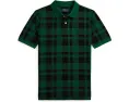 Клетчатая поло Polo Ralph Lauren Kids из хлопковой сетки для детей постарше