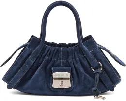 Маленькая сумка-сатчел The Suede Dakota из замши с регулируемым ремнем Marc Jacobs