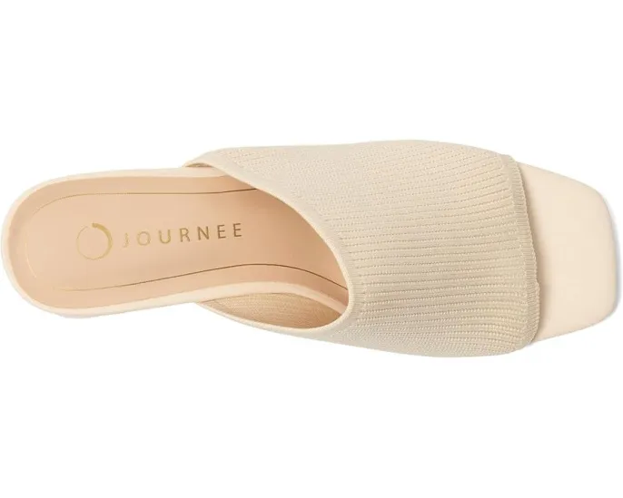 Мюли Lorenna от Journee Collection с квадратным носком и вязаным верхом