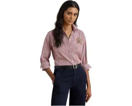 Рубашка Lauren Ralph Lauren в расслабленном крое с полосками