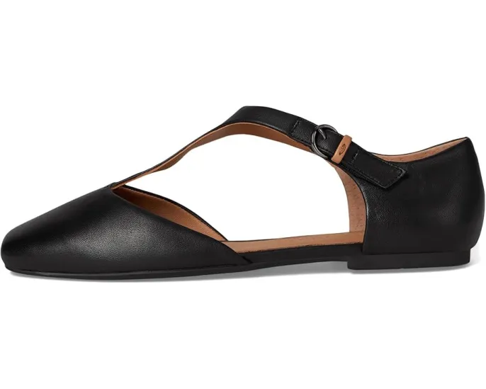 Балетки Gentle Souls Wyatt с ремешком и квадратным носком из премиальной кожи