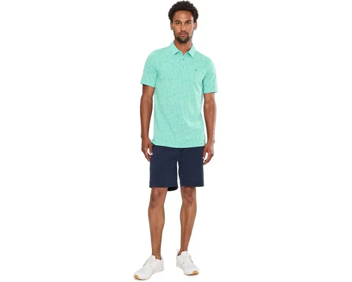 Футболка поло TravisMathew Performance Jersey S с воротником и пуговицами