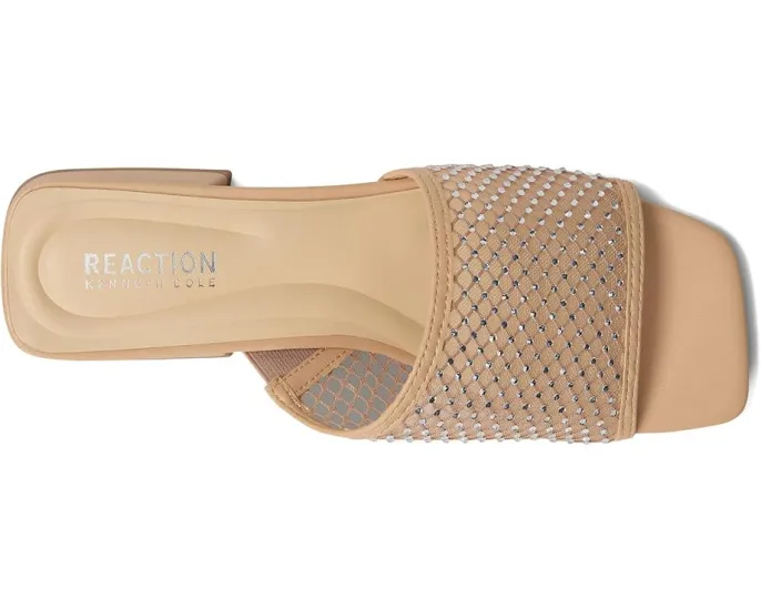 Босоножки Buenita на устойчивом каблуке с сетчатым верхом