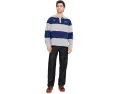 PUMA Porsche Legacy Lifestyle Crew Striped Knit Top футболка поло из френч терри с полосками
