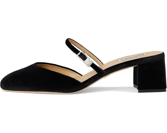 Туфли Badgley Mischka Valarie на квадратном каблуке с ремешком Mary Jane и украшенной пряжкой