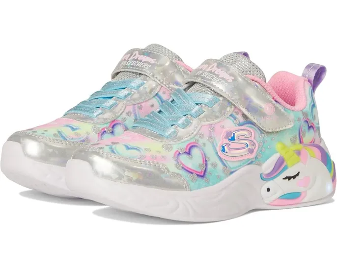 Детские кроссовки SKECHERS KIDS Unicorn Dreams с подсветкой и амортизацией