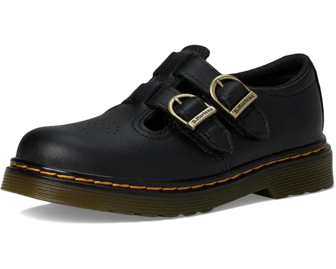 Детские туфли Dr. Martens 8065 T с перфорацией и пряжками