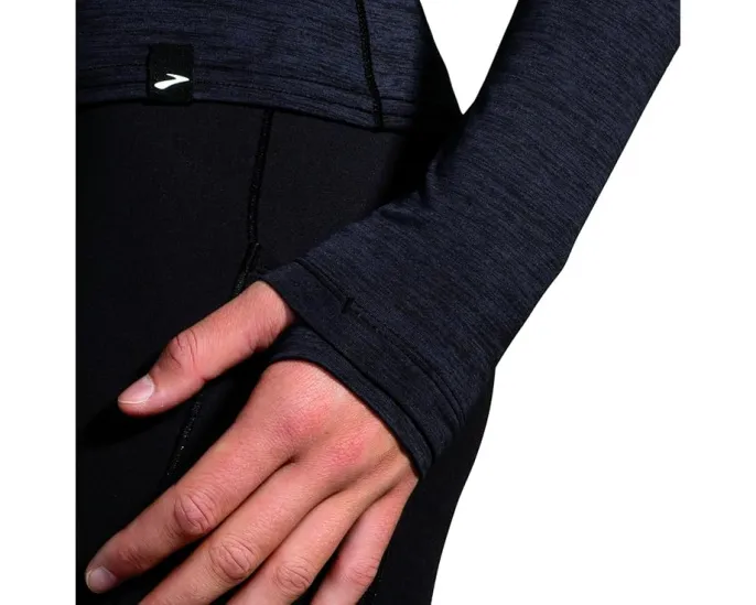 Беговой лонгслив Brooks Luxe Long Sleeve с защитой от солнца UPF 50+