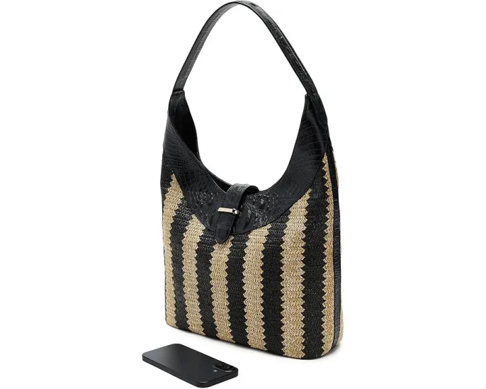 Сумка на плечо Gwynne от Brahmin из легкой кожи с магнитным замком