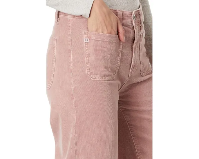 Джинсы AG Jeans Kassie с завышенной талией и широкими штанинами
