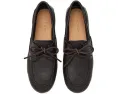 Кроссовки Sperry Slimboat из темно-коричневой кожи с 360° шнуровкой