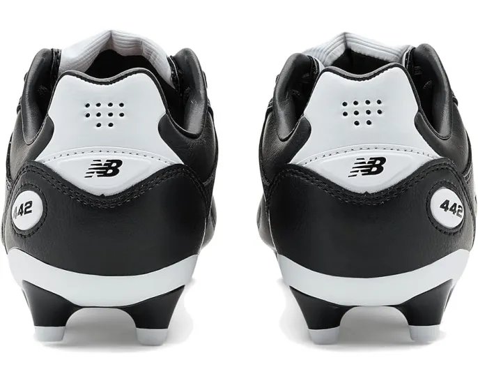 Бутсы футбольные New Balance 442 Pro Tongue Fg V3 с кожаным верхом
