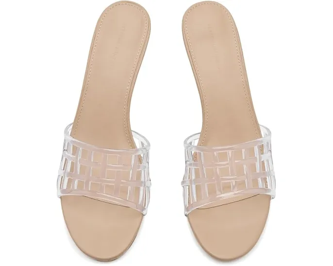 Босоножки July Rebecca Minkoff из прозрачного пластика на каблуке