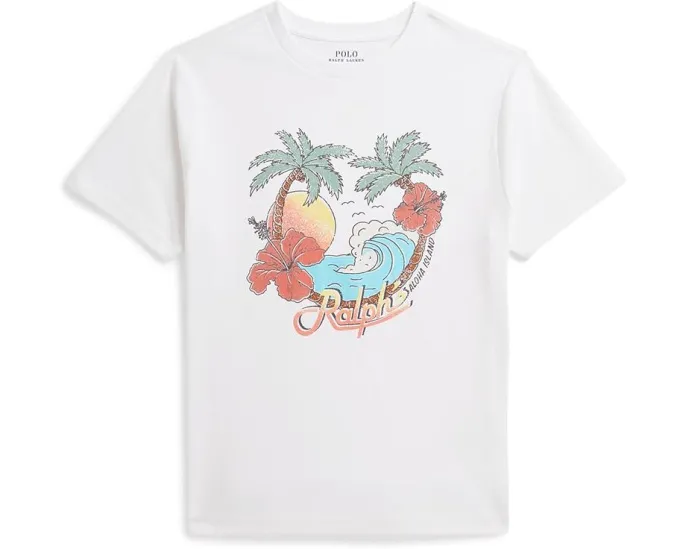 Cotton Jersey Graphic Tee (Big Kid)