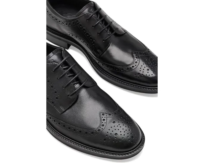 Оксфорды ECCO Prague Wingtip кожаные мужские